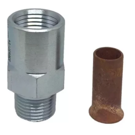 Gáz KPE összekötő menetes 20-R1/2" KM