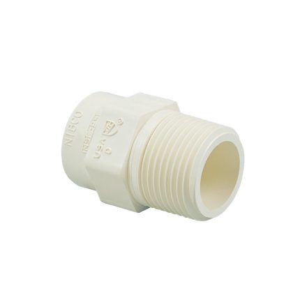 CPVC csatlakozó 1/2" KM műanyag