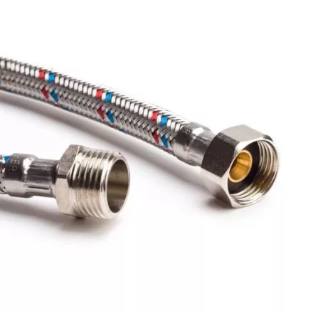 Flexicső VÍZ 1/2"- 1/2"  KB 60cm