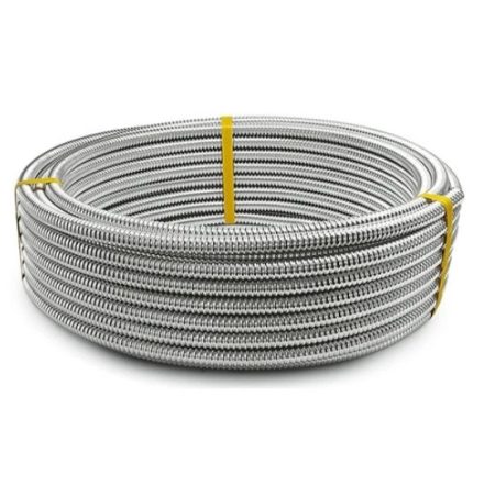 Flexicső acélbordás INOX VÍZ  1" / cm