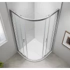 SAPHO POLYSAN EASY LINE íves zuhanykabin 80x80 transzparent üveg EL2515