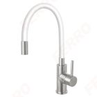 FERRO ZUMBA INOX konyhaicsaptelep, álló fehér-króm BZA4WSS