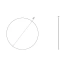 SAPHO Aqualine kerek tükör 60cm x 4mm 22444