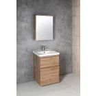 SAPHO AQUALINE ALTAIR mosdótartó szekrény 52x72, 5x45 emporio tölgy AI355