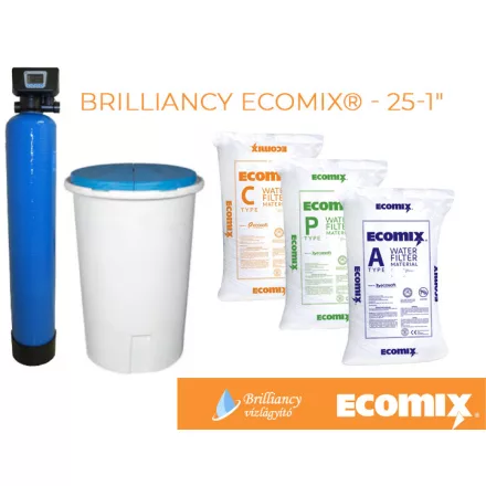 Brilliancy ECOMIX 25 - 1" kabinetes vízkezelő