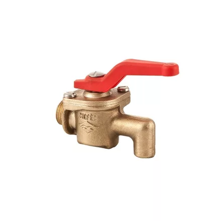 Mofém golyóscsap 1/4" ürítőcsap 113-0045-00