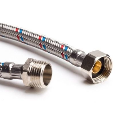 Flexicső VÍZ 1/2"- 1/2" KB 120cm