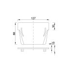 Esővíz folyóka végzáró elem (STY-902)