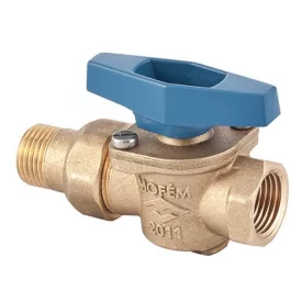 Mofém golyóscsap 1" KB+toldat  AHA 113-0038-00