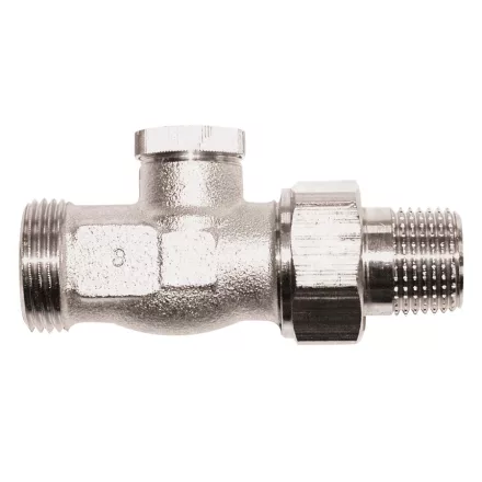 Herz 1/2" KM Egyenes radiátor torló, visszatérő 3733.11