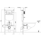 Mofém Evo-Tech beépíthető wc tartály 731012800