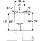 GEBERIT WC tartály AP116 Plusz falon kivüli - tablettázható