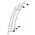 Csőradiátor BRH törölköző tartó 500 íves