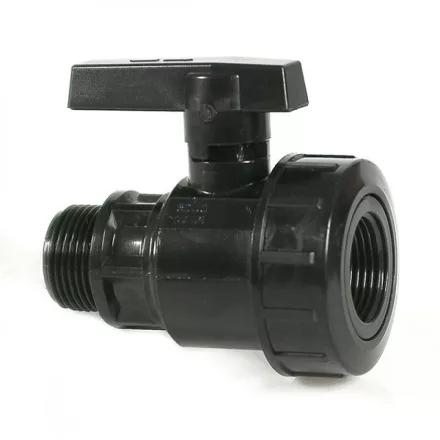 Műanyag golyóscsap 5/4" KB