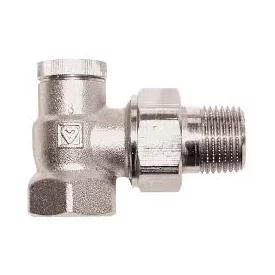   Herz 3/4" Vas Sarok radiátor torló, visszatérő 3724.42
